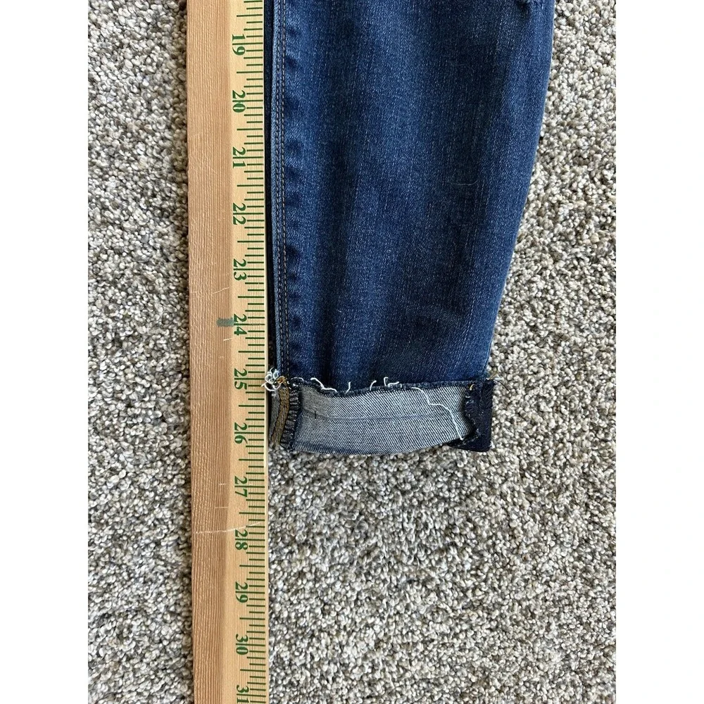 Spanx Stretch‎ denim Blue jeans leggings size M Pull On Tummy Control